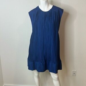 Anthropologie women’s Cap Sleeve mini stretch royal blue summer dress. Size S